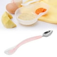 thumbnail image 1 of Cuchara de Alimentación Para Bebés, Cuchara de Comida para Bebés Anti Corrosión Segura Uso Fácil de Limpiar de Doble Cabeza para El Hogar, 1 of 7