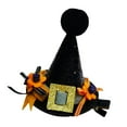 thumbnail image 2 of Sombrero de Cosplay para perros pequeños y gatos, accesorios para disfraces de mascotas de Halloween, Cosplay de Halloween para mascotas, accesorios Flor naranja Colco sombrero de fiesta para gato, 2 of 8