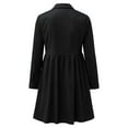 thumbnail image 4 of Outfmvch long sleeve dress for women Long Sleeved Single Shirt Corduroy Dress Long Skirt womens dresses fall dresses, 4 of 9