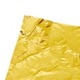 thumbnail image 6 of Juvale Gold Foil Sheets - Food-Safe Gold Aluminum Foil - Candy & Chocolate Bar Wrappers - 100 Pack, 6 x 7.5 in, 6 of 10