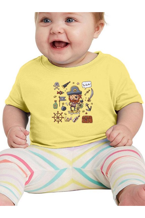 Pirate Treasures T-Shirt Infant -Image by Shutterstock, 18 Months