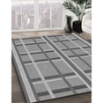 thumbnail image 3 of Ahgly Company Tapis d'Intérieur Rectangulaire Transitionnel Gris Nuage Gris Lavable à la Machine, 8 Pieds x 10 Pieds, 3 of 7