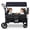black, variant on Rovique Foldable 2-Seater Wagon Stroller All-Terrain with Canopy & Snack Tray, Gray