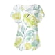thumbnail image 5 of Tops de Algodón para Mujeres Cuello en V Moda Casual Manga Corta Primavera Verano Top para el Hogar Y Diario, 5 of 6