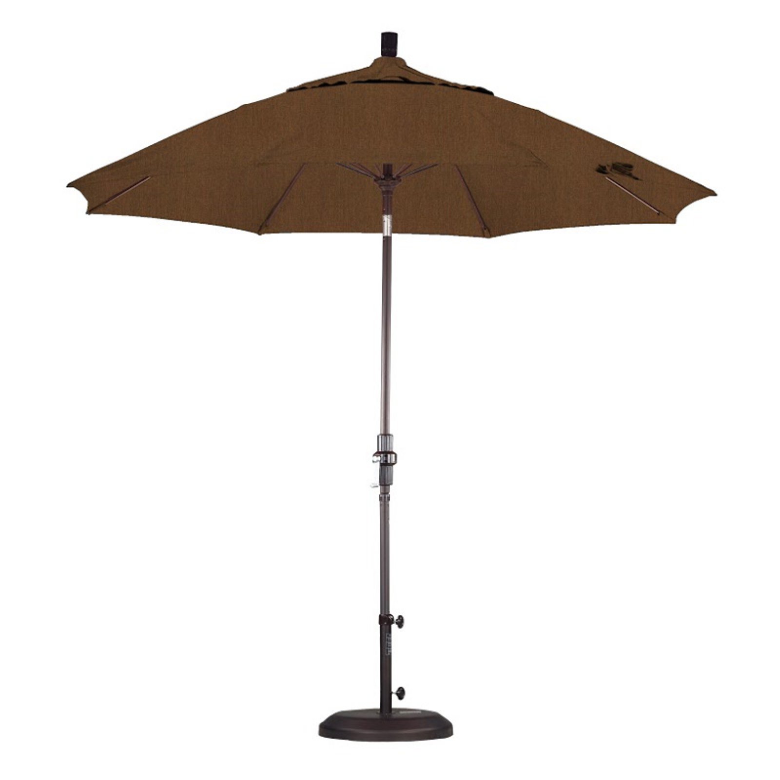 California Umbrella 9 ft. Sunbrella Market Umbrella with Collar Tilt