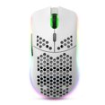 thumbnail image 1 of Ratón para juegos con sensor óptico de 6400 DPI,Ratón para juegos 6 botones programables,Ratón ergonómico para PC-Blanco, 1 of 8
