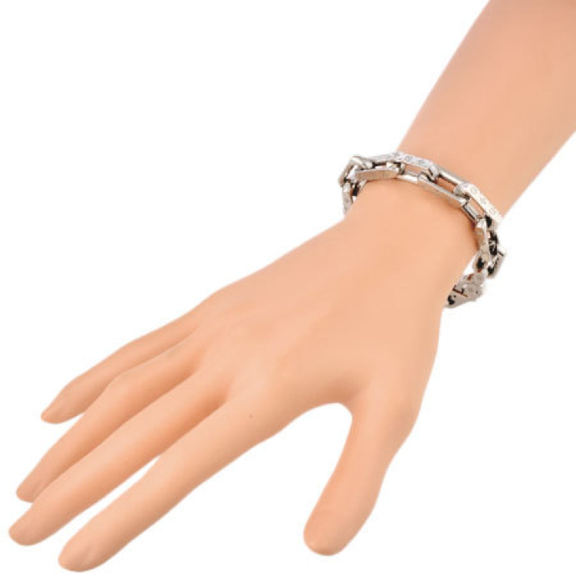 LOUIS VUITTON Bracelet・Chain Monogram Size L Silver M00309 Metal– GALLERY  RARE Global Online Store
