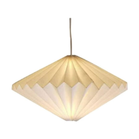 

EHJRE Paper Origami Lamp Shade Paper Pendant Lamp Shade Hanging Pendant Light Lamp Cover Fold Origami Paper Lampshade for Cafe Home E