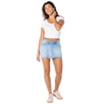 thumbnail image 5 of Celebrity Pink Women's and Women's Plus Denim Wrap Skort, Sizes XS-4X, 5 of 6