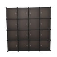 thumbnail image 3 of O'Force Storage Cube Organizer Plastic Cube Shelving Drawer Unit, DIY Modular Bookcase Closet System Cabinet with Hanger and Doors for Clothes, Shoes, Toys, 3 of 10