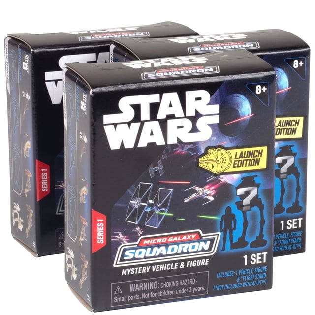 Toy Jazwares Star Wars Micro Galaxy Squadron Scout, paquete de 3