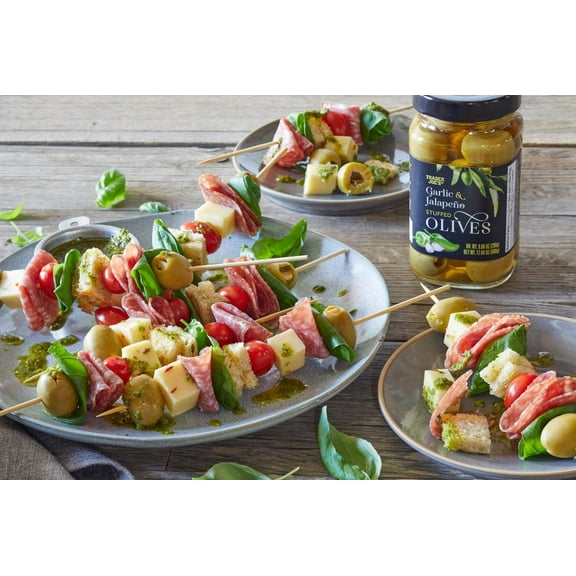 Pack of 2 - TJs Garlic & Jalapeño Stuffed Olives 17.64 Oz