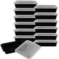 thumbnail image 2 of Contenants Alimentaires Premium avec Couvercles Durables Réutilisables Lavables au Lave-Vaisselle Résistants aux Fuites Empilables Micro-Ondables Lot de 12, 2 of 2