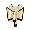thumbnail image 2 of Sweater Shawl Wraps Ruana Cape for Women Fashion Knitted Shoulder Shawls Ponchos - Fake Collar Casual Travel Scarf Fashion Shoulder Tops - Travel Casual Sweaters Scarf Cape Wraps Beige One Size, 2 of 3