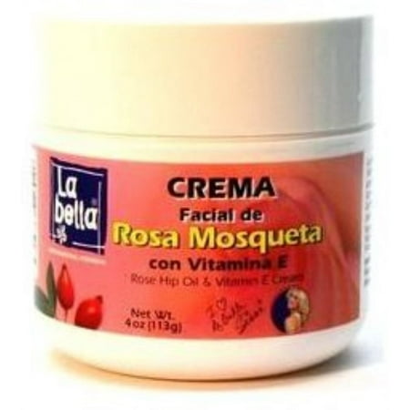 La Bella Crema Facial De Rosa Mosqueta Rose Hip Face Cream, 6 Oz.