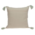 thumbnail image 3 of Cream and Mint Woven Throw Pillow, 3 of 4