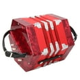 thumbnail image 1 of Suministros para instrumentos musicales, acordeón de concertina, acordeón de concertina profesional portátil, concertina con bolsa de transporte de grado profesional, 1 of 8