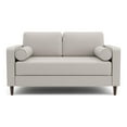 thumbnail image 5 of Furniture of America Oppio Faux Leather 2-Piece Sofa Set with USB in Ivory, 5 of 10