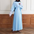thumbnail image 6 of WJHWSX Fall Dresses for Women 2025,Womens Dresses,Dresses for Women,Long Sleeve,Crew Neck,Easy Care,Solid,2XL(US:12), 6 of 9