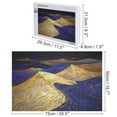thumbnail image 2 of Modern Golden Desert Puzzle – 1000 pcs Wooden Puzzle for Adults – Minimalist Abstract Art Jigsaw for Home Decor and Mental Wellness, 2 of 8