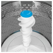 أجهزة GE 4.9 قدم مكعب غسالة تحميل علوية بيضاء مع تقنية Smarter WashTechnology و FlexDispense