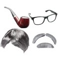 thumbnail image 3 of de disfraz de anciana, peluca de abuela, peluca de , accesorios de vestir para adultos, disfrazarse EstiloB Sunnimix Disfraz de anciana, 3 of 8