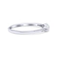 thumbnail image 2 of Petite Dainty Three Stone Ring Round Ring Lab Created Opal 925 Sterling Silver Size 5, 2 of 5