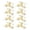 8 pieces, variant on Gold Colored Top Door Hinges Elegant Golden Stoppers for Interior Exterior Use