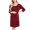 Red, variant on Vedolay Maternity Dress for Photography Nursing Dress Pregnancy Fitted Dresses for Women 2023 Pregnancy Clothes Dresses for Pictures Black,L