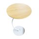 thumbnail image 4 of Mesa auxiliar, mesita de noche, escritorio, mesita de noche, mueble decorativo, escritorio para bebidas, mesa auxiliar de café para espacios pequeños, Color de la madera, 4 of 8