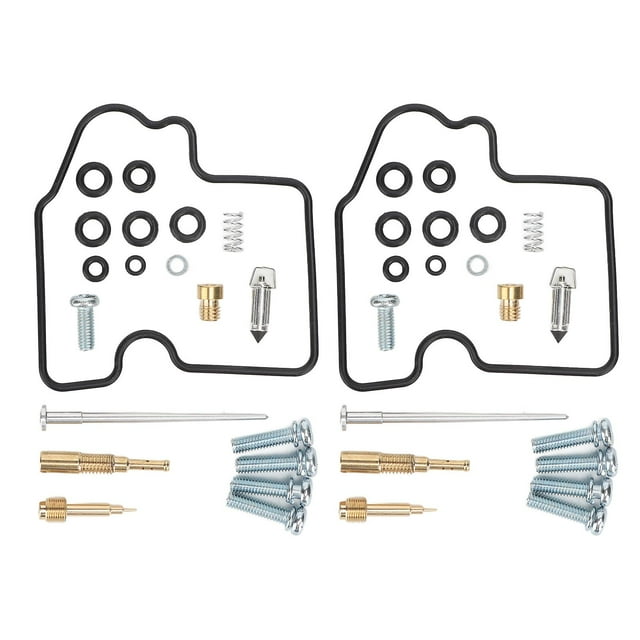 2 Pack Racing Motorcycle Carburetor Rebuild Kit For KFX700 V Force 2004-2009
