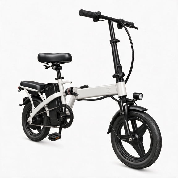 14" Electric Folding Bike for Adults,500W Motor, 19mph, 18-32 Miles Range,Removable 36V12Ah Battery for Commuting, Class2