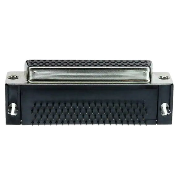 5748483-5 Connector High Density D-Sub SKT 78 POS 2.41mm Solder RA Thru-Hole 78 Terminal 1 Port Tray, RoHS