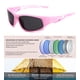 thumbnail image 5 of Gafas de Sol Polarizadas NULOOQ para Niños Edad 4-12 en Color Rosa Mate, 5 of 5