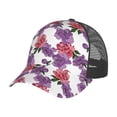 thumbnail image 7 of Picia Peonies Pattern Trucker Hat,Baseball Cap,Sun Protection Cap,Stylish Headwear,Leisure Cap,Outdoor Sports Cap, 7 of 7