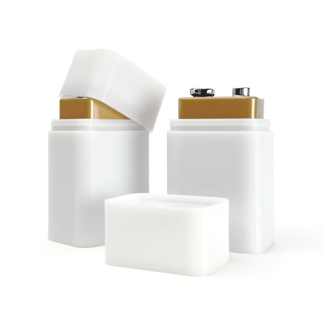 Étui Mince pour Pile 9 V, Contient 1 Pile 9 V (Lot de 2)