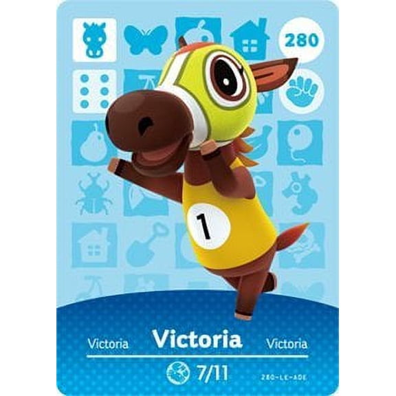 Victoria - Nintendo Animal Crossing Happy Home Designer Amiibo Card - 280