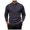 Dark Gray, variant on Mens Linen Henley Plus Size Men T Shirt Bulk Big Tall Long Sleeve Lightweight Tees Black,S