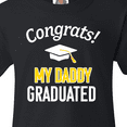 thumbnail image 4 of Inktastic Congrats My Daddy Graduated with cap Youth T-Shirt, 4 of 5