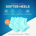thumbnail image 2 of Taloneras de gel hidratante NatraCure (2 pares), regulares, 2 of 9
