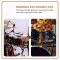thumbnail image 2 of PAMINGONO Drum Dampeners Transparent 12Pcs 1.2X1X0.1In, 2 of 10