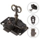 thumbnail image 2 of 1 Juego de cerradura con llave para armario, cerradura decorativa antigua con llave, juego de cerradura para puerta de muebles Retro, 2 of 4
