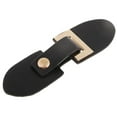 thumbnail image 3 of 4 Sets PU Leather Snap Toggle Button Coat Fastener For Clothes Coat , Multipurpose, Black, 3 of 7