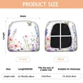 thumbnail image 3 of Pioneer Flower and Butterfly Seat Covers for Dining Room Chairs Set Of 4,Stretch Printed Washable Chair Seat Cover with Elastic Ties and Button,Removable Waterproof Couch Cushion Covers, 3 of 6