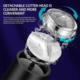 thumbnail image 3 of Portable Electric Shaver Men's Mini Travel Beard Razor Shaving Machine Wet- Dual Use Washable Man Rechargeable Razors Trimmer, 3 of 5