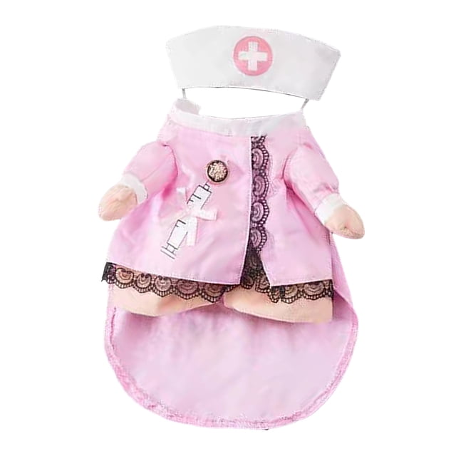 Disfraz de Halloween para perro y gato, disfraz de médico y enfermera, ropa vaquera para perro, disfraz divertido para gato, uniforme, disfraz divertido para cachorro, perro y gato.