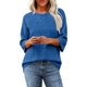 thumbnail image 2 of Neewe Women's Casual 3/4 Sleeve T-Shirts Round Neck Tunic Tops Basic Tees Blouses Business Pullover, 2 of 6