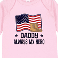 thumbnail image 4 of Inktastic Military Daddy Always My Hero Boys or Girls Long Sleeve Baby Bodysuit, 4 of 5