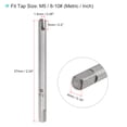 thumbnail image 2 of Unique Bargains M5 / 8-10# (Metric/Inch) 3 Flutes Broken Stripped Thread Tap Extractors, 2 of 5