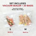 thumbnail image 4 of Chef Preserve Scelleuse sous Vide (Scellante sous Vide + 20 Sacs), 4 of 7
